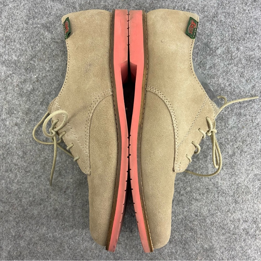 Bass Women’s Oxford Tan Beige Suede Lace Up Shoes Size 8M - Picture 6 of 8